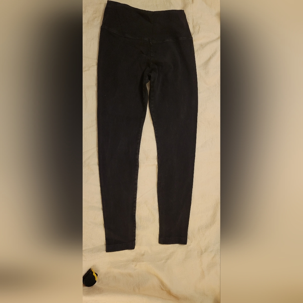 Lysse Womens Medium Denim Ankle Skinny Pullon  Leggings  6175  Stonewashed Back